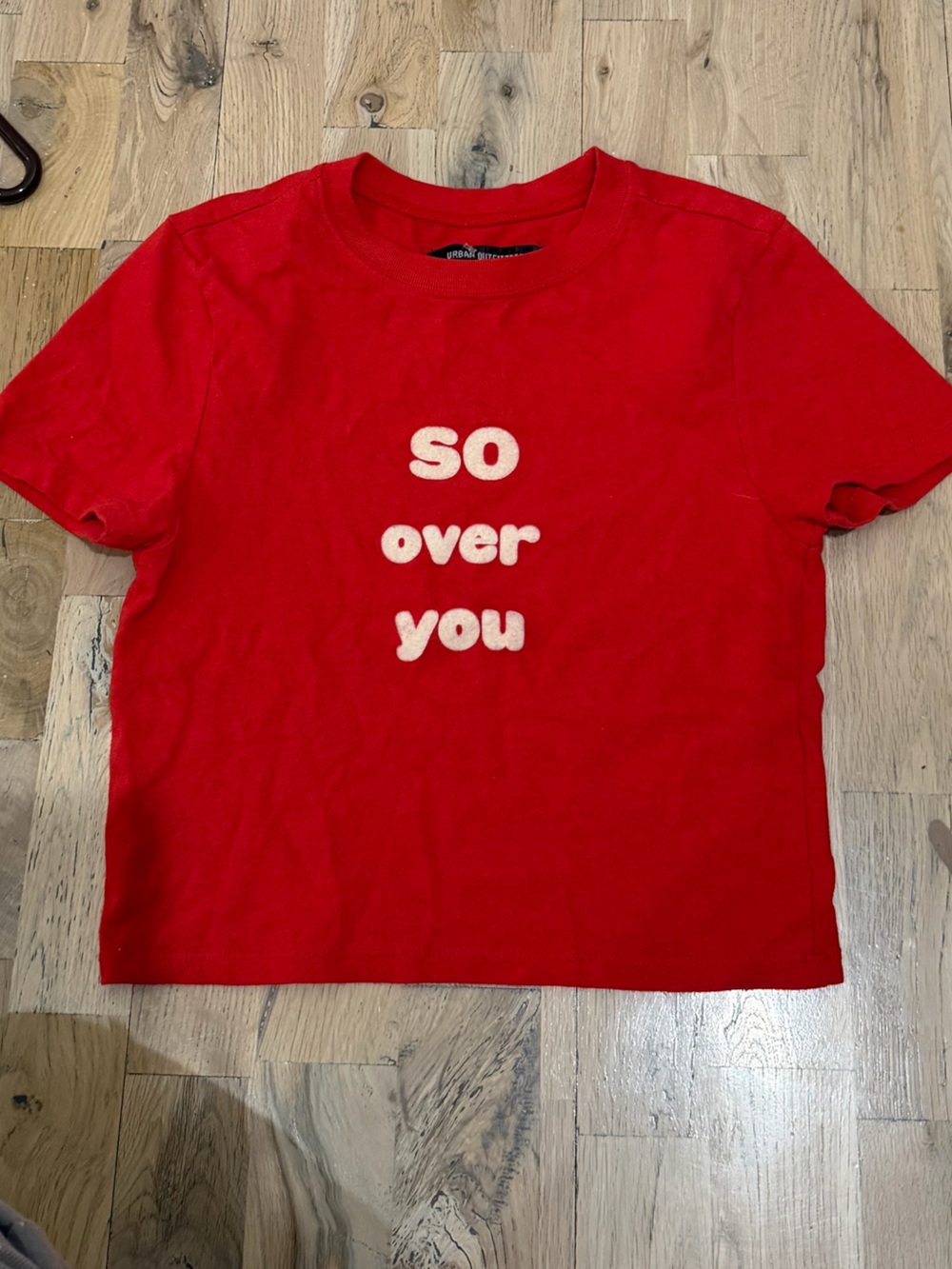 NWOT Urban Outfitters So Over You Red Graphic Tee | M